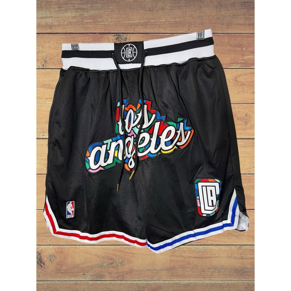 Just Don x NBA Los Angeles Clippers City Edition Basketball Shorts Men S Black